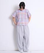 【ラストワン！】ラミーコットンツイード　パンツ
