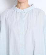 コットンリネン　ビッグシャツワンピース