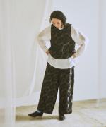 【ラストワン！】さんかくジャガード　ベスト