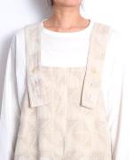 さんかくジャガード　サロペット