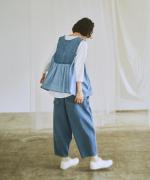 インディゴ刺し子　2wayベスト