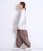 とろーりコットンリネン　バルーンパンツ