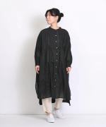 【ラストワン！】カディコットン　アシメフロントワンピ-ス