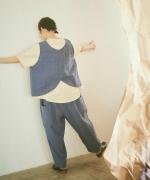 【ラストワン！】アンティークナインテリネン　2wayベスト