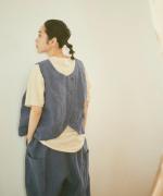 【ラストワン！】アンティークナインテリネン　2wayベスト