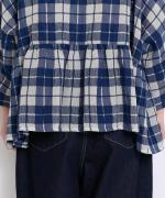 ビッグチェック　ワイドプルオーバー