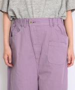 ジンバブエコットンツイル　ワイドパンツ