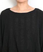 【PICK UP ITEM！】オーガニックコットンカラミストライプ　プルオーバー