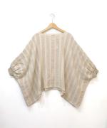 【PICK UP ITEM！】オーガニックコットンカラミストライプ　プルオーバー