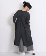 コットンリネンボイルダブルワッシャー　2wayワンピース