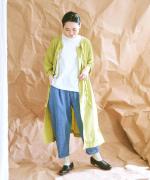 コットンリネンボイルダブルワッシャー　2wayワンピース