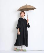 フレンチリネンキャンバス　カフタンワンピース
