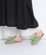 フレンチリネンキャンバス　カフタンワンピース