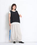 リネングレンチェック　2WAYベスト