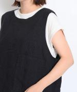 リネングレンチェック　2WAYベスト