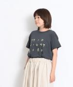 コットンリネンデニム　ワイドパンツ