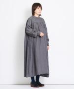 ロイヤルリネン　ボウタイ2wayワンピース