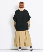 コットンコーマバーバリー　ロングワンピース