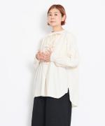 オーガニックライトオンスデニム　ロングプルオーバー