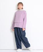 ソリトリネン①　ベスト付きプルオーバー