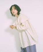 ロイヤルリネン　2wayロングブラウス