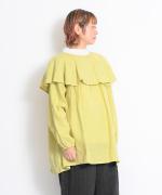 ロイヤルリネン　2wayロングブラウス