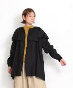 ロイヤルリネン　2wayロングブラウス