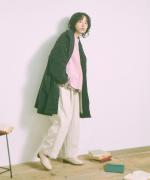 アムンゼン2重織近江晒　フリルプルオーバー
