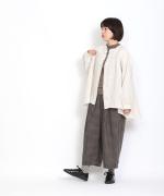 リサイクルウールコットン千鳥チェック　パンツ