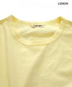 スープレコットン天竺　裾ラウンド半袖Ｔシャツ
