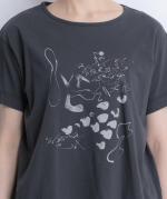 ナチュラルソフト天竺　プリントＴシャツ