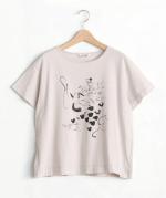 ナチュラルソフト天竺　プリントＴシャツ