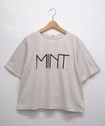 ラフィ天竺　プリントT（MINT.）