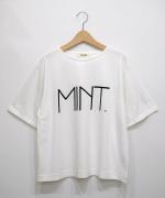 ラフィ天竺　プリントT（MINT.）