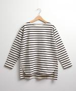 ボーダー長袖ロングＴシャツ