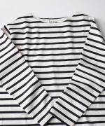 ボーダー長袖ロングＴシャツ