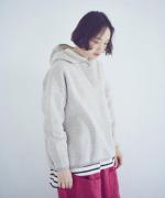 ボーダー長袖ロングＴシャツ