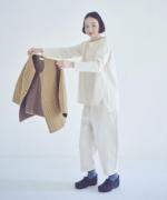 デラヴェジャージー＆ボーダー　長袖ロングＴシャツ