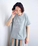 【ラストワン！】ラフィ天竺　プリントT（BREAD AND BUTTER）