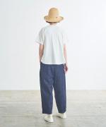 ラフィ天竺　ロゴプリントＴシャツ（OVER THE MOON）