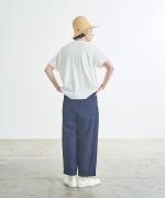 ラフィ天竺　ロゴプリントＴシャツ（OVER THE MOON）