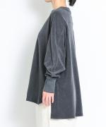 コットンパイル　ロングプルオーバー