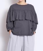 DEPEND天竺　ラッフルプルオーバー