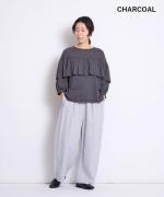 DEPEND天竺　ラッフルプルオーバー