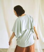 【ラストワン！】DEPEND天竺　ケープロングプルオーバー