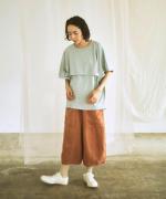 【ラストワン！】DEPEND天竺　ケープロングプルオーバー