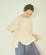 リサイクルコットン天竺　プルオーバー