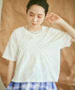 スモッキング刺繍　Tシャツ