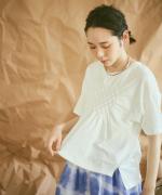 スモッキング刺繍　Tシャツ