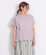 ハイゲージ天竺　バードプリントTシャツ